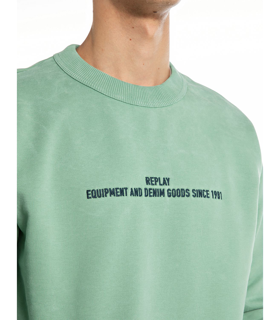 ガーメントダイブラッシュコットンフリース 詳細画像 ミント 3